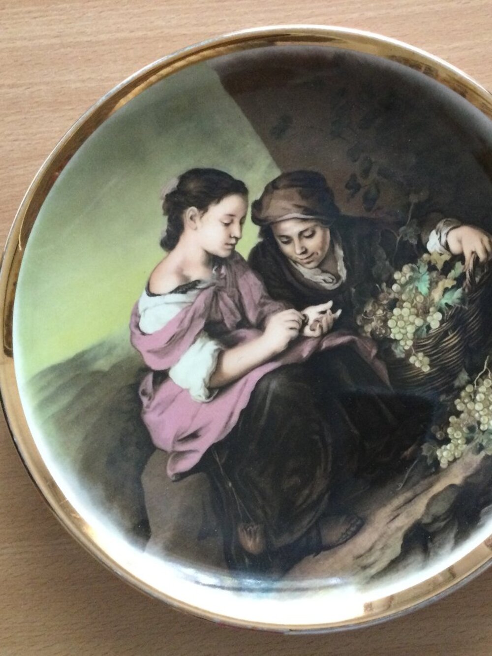 Vintage hand crafted Lord Nelson “The Beggar Boy” Murillo Reproduction Plate 10"